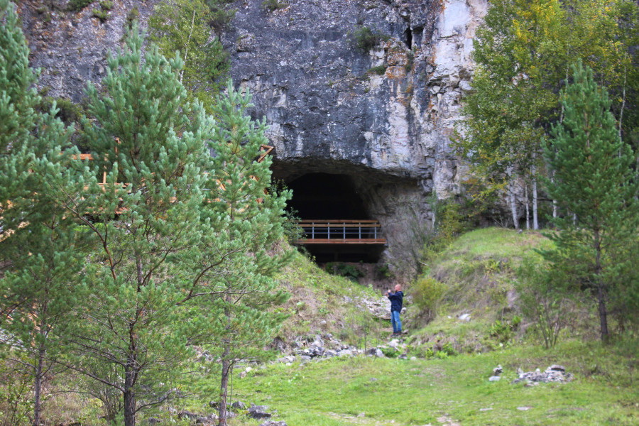 Новая лестница в Денисову пещеру
