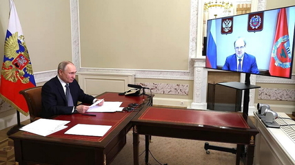 Что обсудили Виктор Томенко и Владимир Путин в режиме видеоконференции