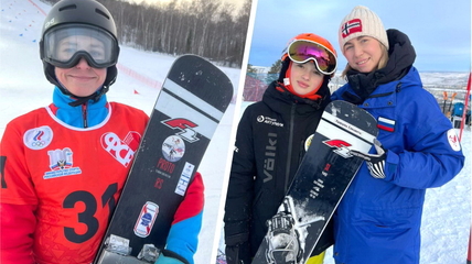 Две золотые и две бронзовые медали привезли сноубордисты Белокурихи с первенства Сибири