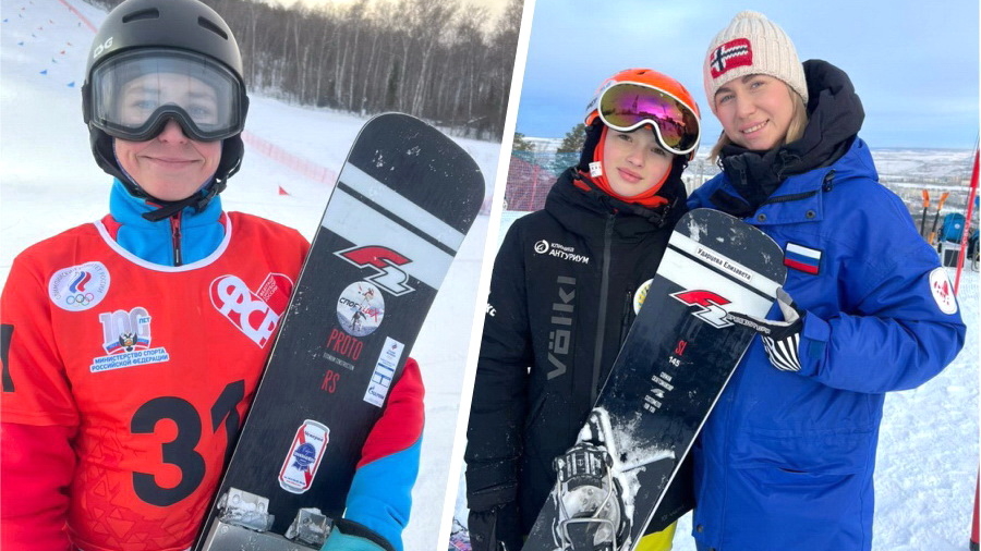 Две золотые и две бронзовые медали привезли сноубордисты Белокурихи с первенства Сибири