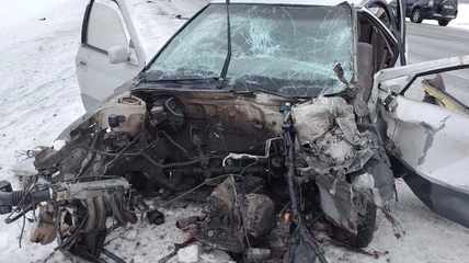 Машины всмятку: жесткое ДТП произошло в Зональном районе Алтайского края