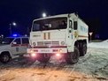 Алтайские спасатели в метель вытягивают улетевшие в кюветы авто