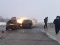 ГИБДД сообщила подробности жесткой аварии сегодня на трассе Бийск – Белокуриха
