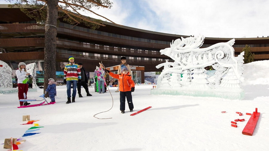 Курорт «Манжерок» приглашает всех на фестиваль-конкурс ледяных скульптур