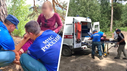 Спасатели Белокурихи оказали помощь женщине получившей травму ноги на горе