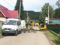 В Белокурихе на улице Алтайская идут работы, дорога перекрыта