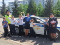 Сотрудники Госавтоинспекции совместно с ЮИДовцами провели акцию «Дорогами Победы»