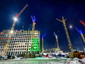 Масштабная светящаяся стройка в Белокурихе привлекла внимание гостей и горожан