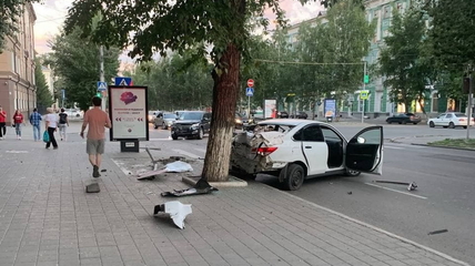 В Барнауле столкнулись два автомобиля, водители которых были без прав