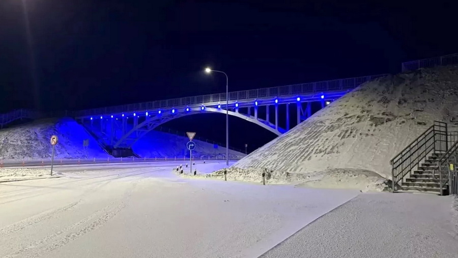 На Алтае построили уникальный виадук с подсветкой и смотровую площадку