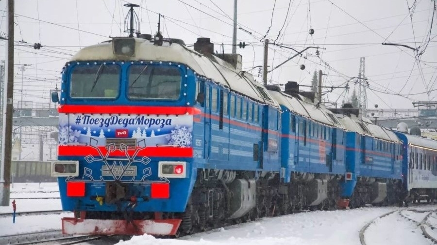 8 декабря в Алтайский край прибудет Поезд Деда Мороза