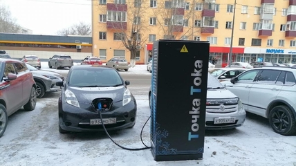 В Алтайском крае установили первые быстрые электрозаправки