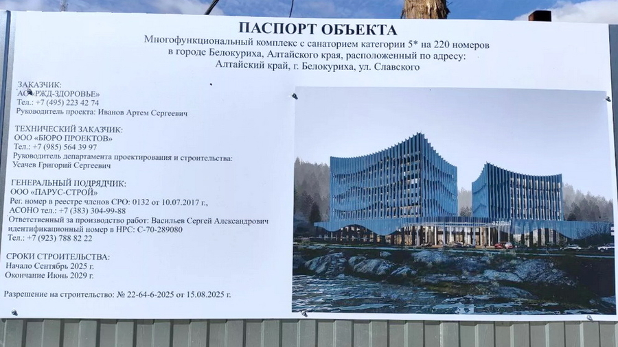 Администрация Белокурихи отсудила более 4 млн рублей у застройщика элитного санатория