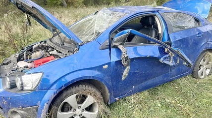 В Советском районе водитель «Шевроле» скончался после опрокидывания автомобиля