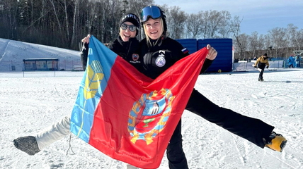 Сноубордистка из Белокурихи Мария Травиничева - чемпионка России в параллельном слаломе-гиганте!