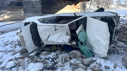 За прошедшие сутки в Горном Алтае произошло два ДТП с «перевертышами»