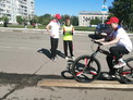 ГИБДД Белокурихи в день защиты детей провели соревнования велосипедистов «Безопасное колесо»