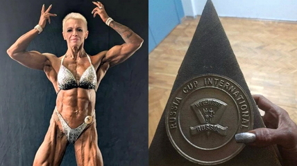 Жительница Алтайского края в 52 года взяла Кубок России по бодибилдингу