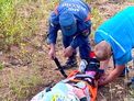 В Белокурихе спасатели эвакуировали травмированную туристку с горы Церковка