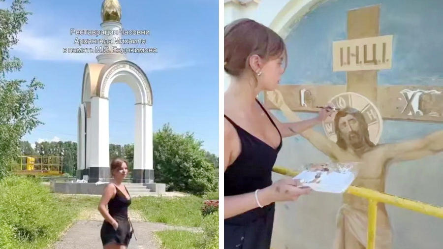 На месте гибели Михаила Евдокимова отреставрировали часовню