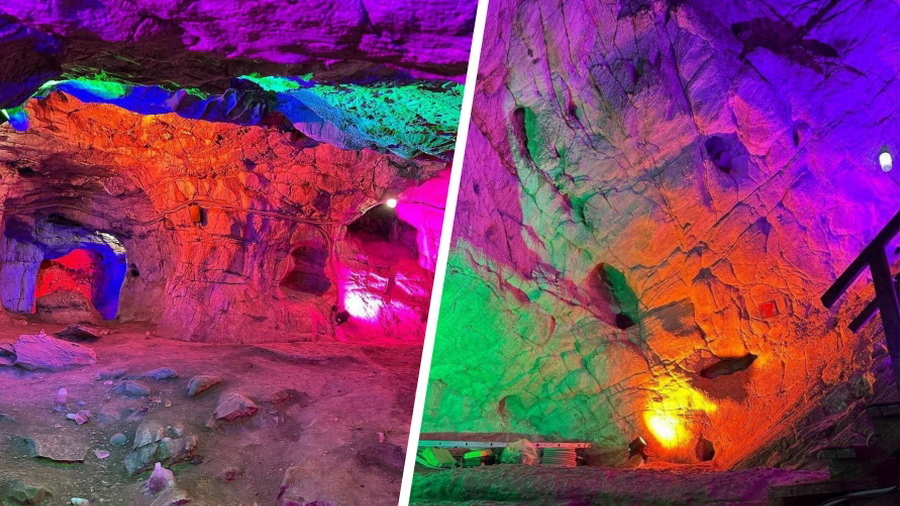 Тавдинские пещеры на Алтае превратили в современное мультимедийное шоу
