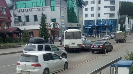 В Белокурихе произошло дорожно-транспортное происшествие