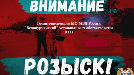 Белокурихинская Госавтоинспекция разыскивает очевидцев ДТП