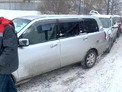 17 машин пострадали в массовых ДТП в Бийске только за один час